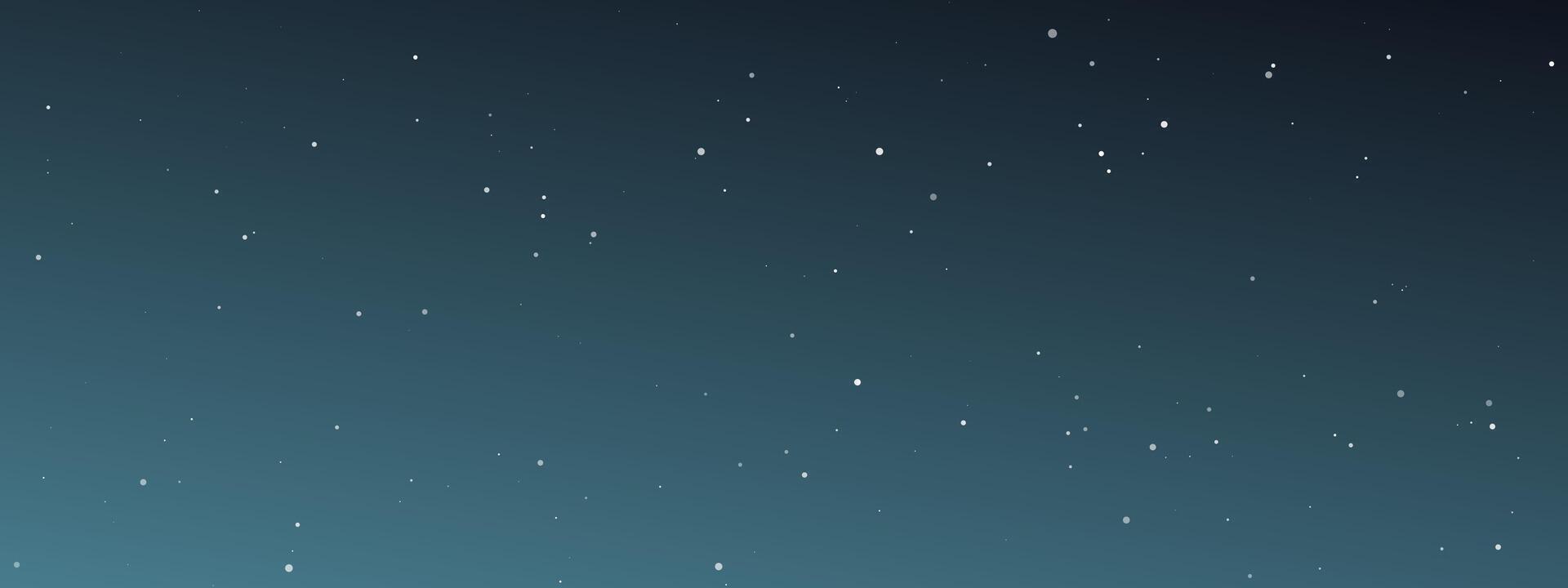 Night sky with many stars vector