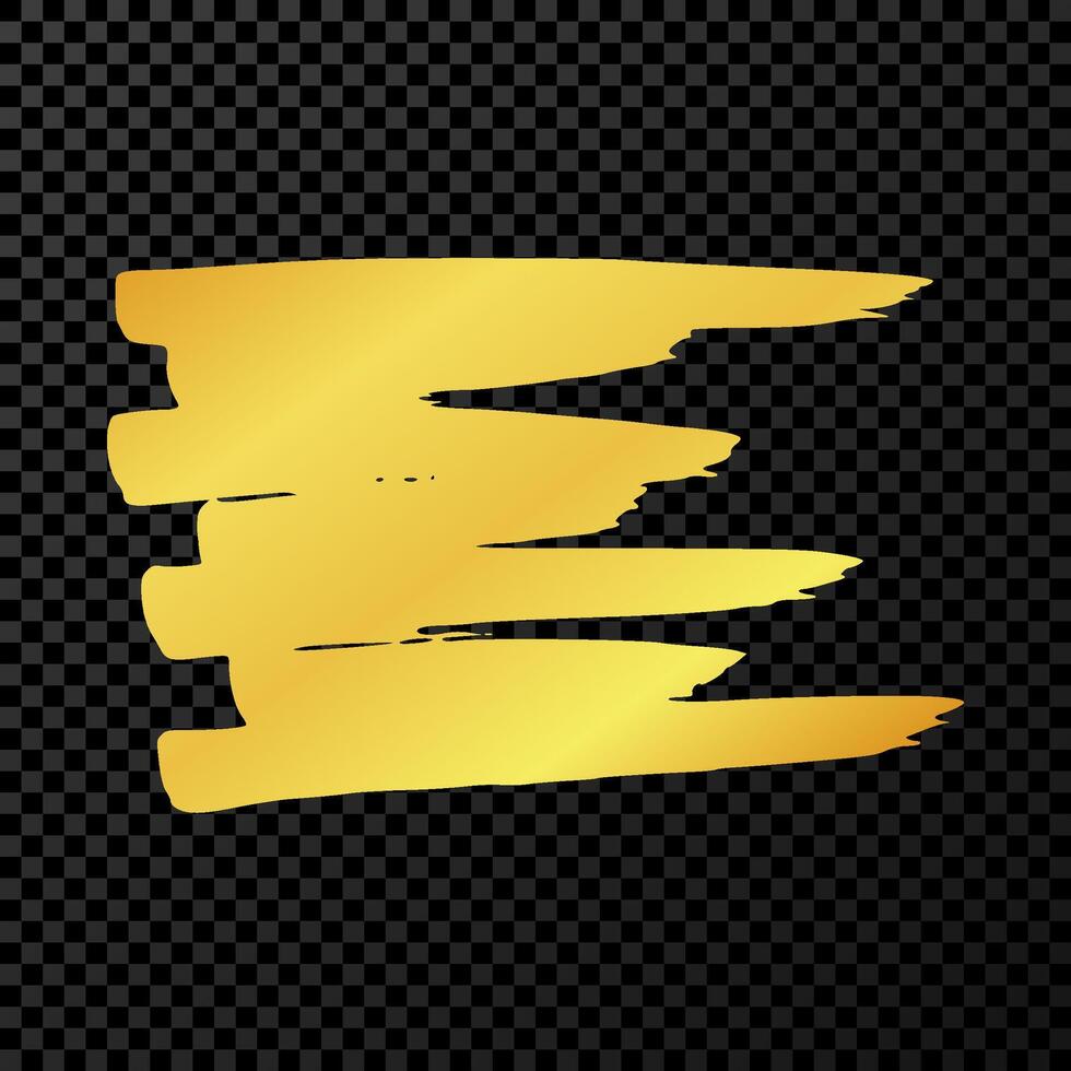 Scribble with a gold marker vector