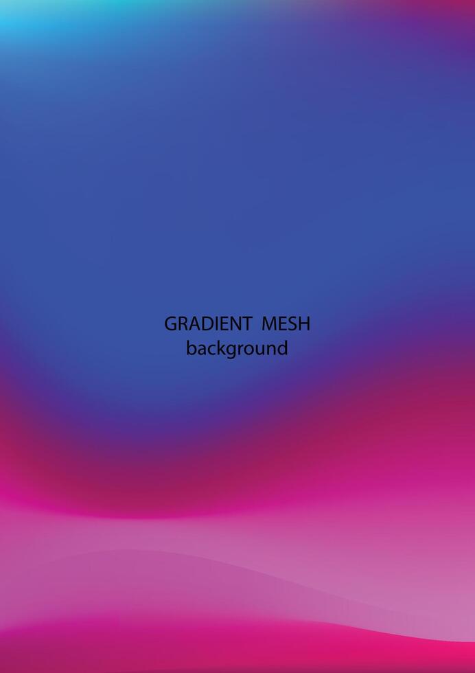 Abstract Blurred gradient mesh colorful rainbow background. Mesh background of rainbow colors. Vector illustration