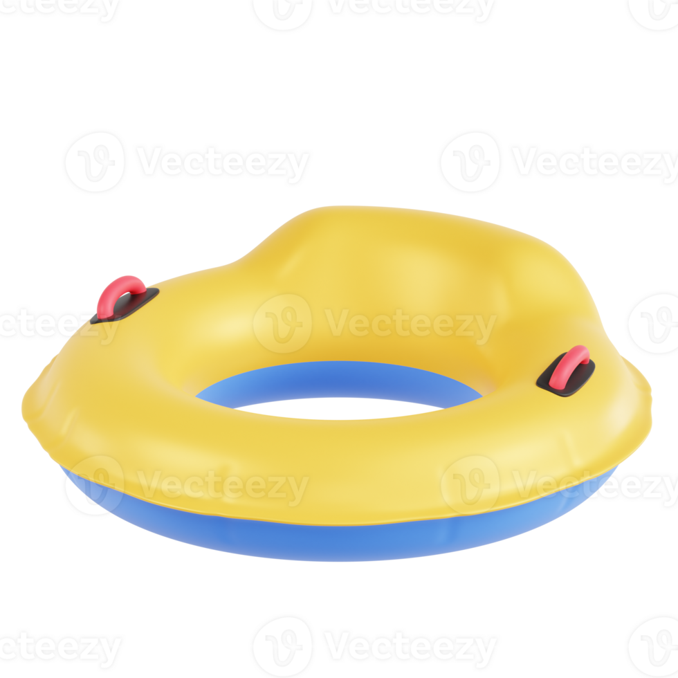 Swim Ring 3D Illustration png