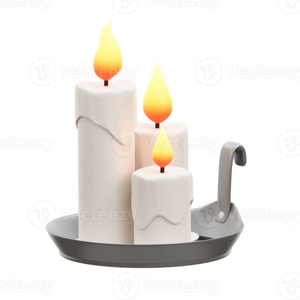 Candles 3D Icon png