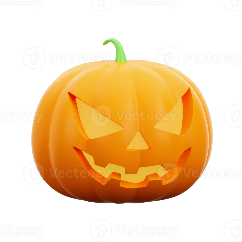 Halloween Pumpkin 3D Icon png