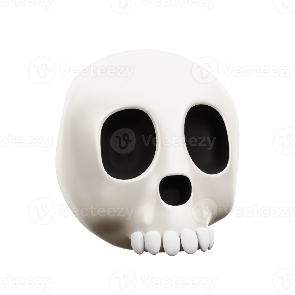 Skull 3D Icon png