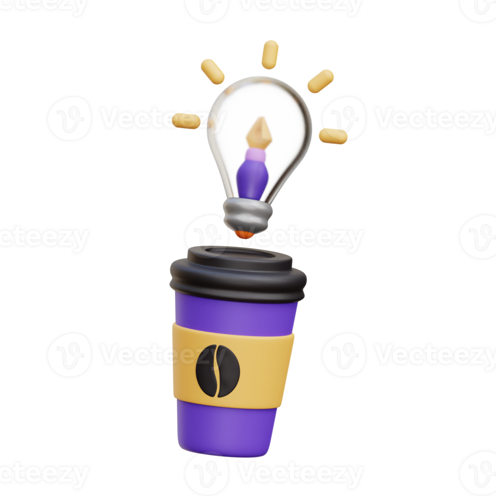 Idea Trigger 3D Illustration png