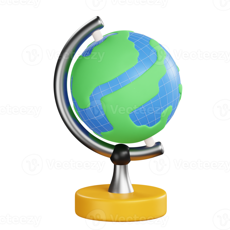 Globe 3D Icon png