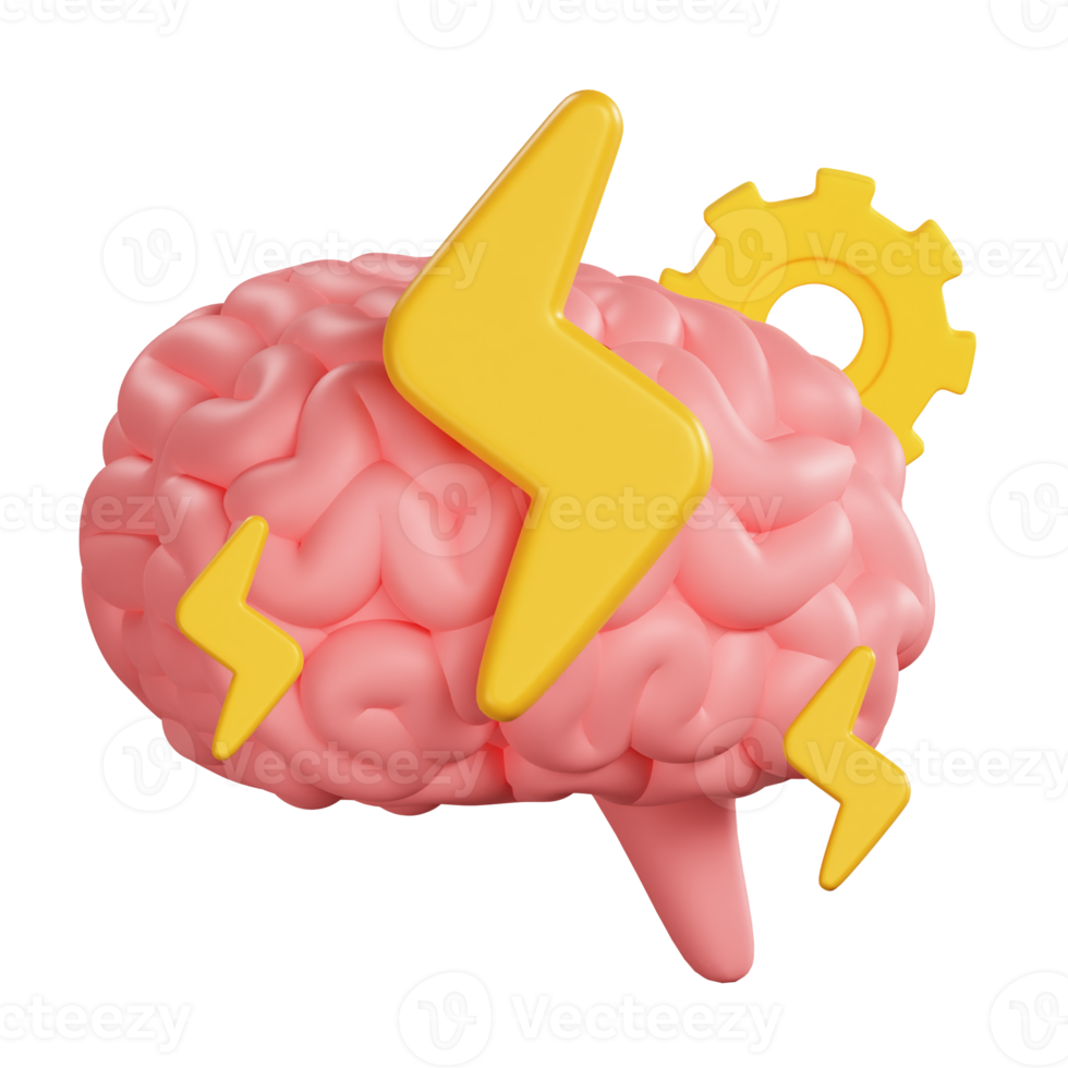 Brain Storming 3D Icon png