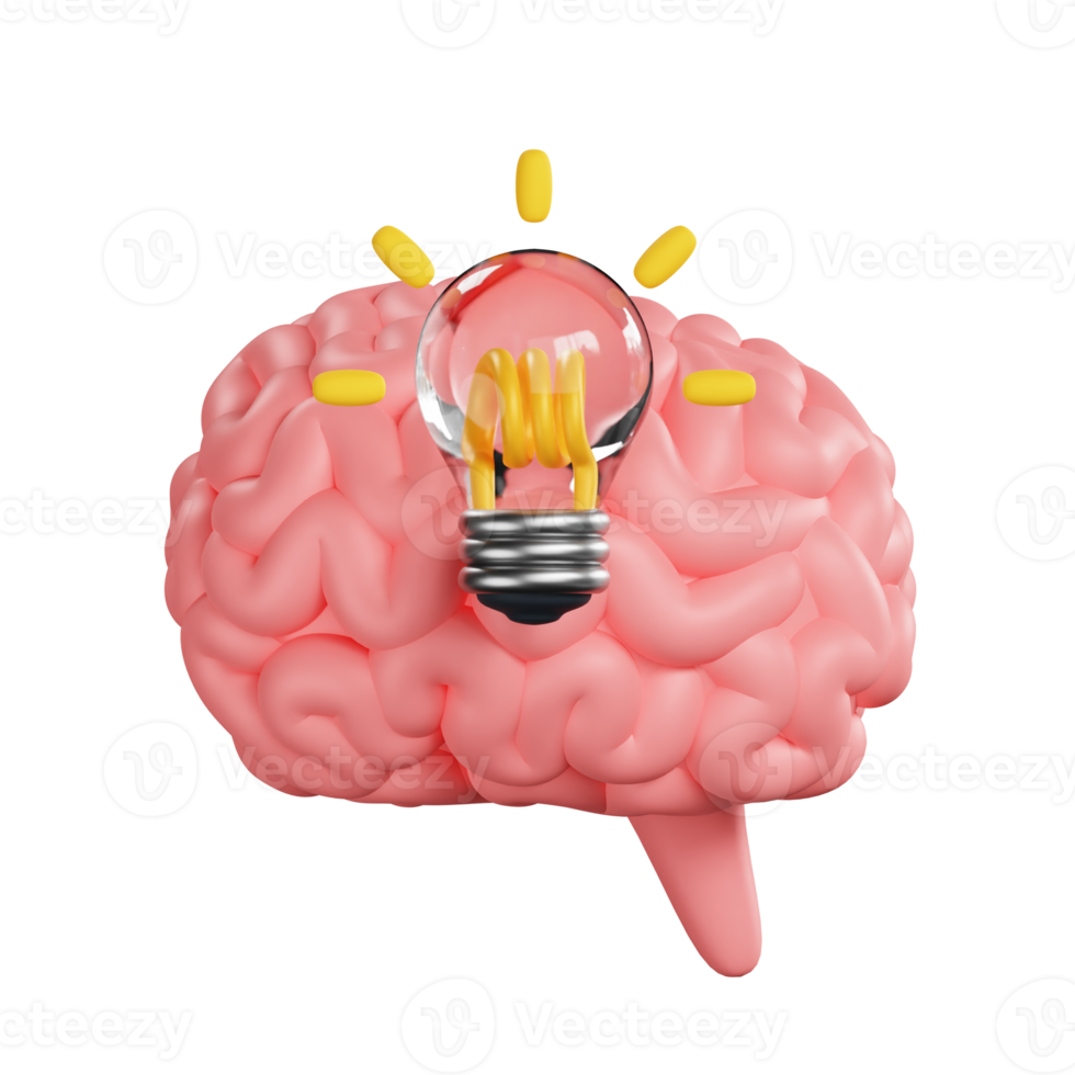 Brain Idea 3D Icon png
