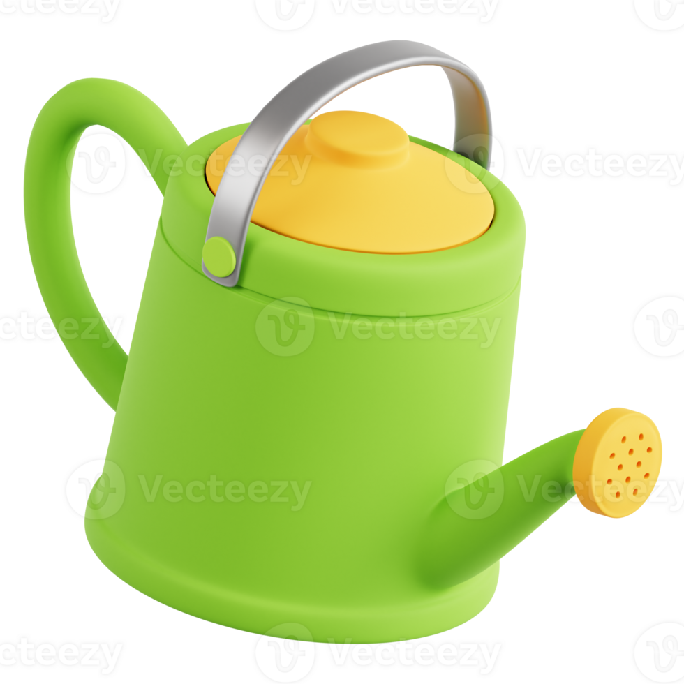 Watering Can 3D Icon Illustration png
