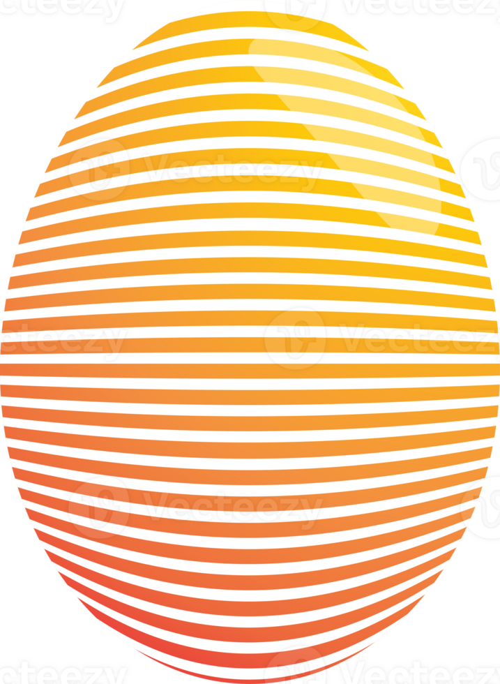 The Easter egg for Holiday or religion concept. png