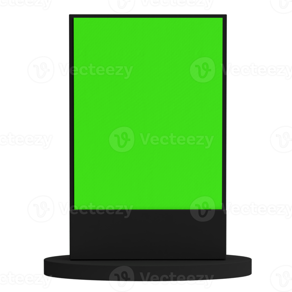 The Stand mock up for Advertising or commercial concept 3d rendering. png