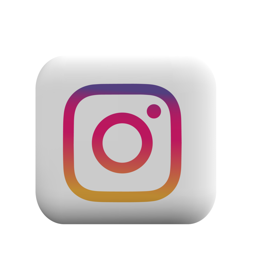 instagram bouton icône. instagram écran social médias et social réseau interface modèle png