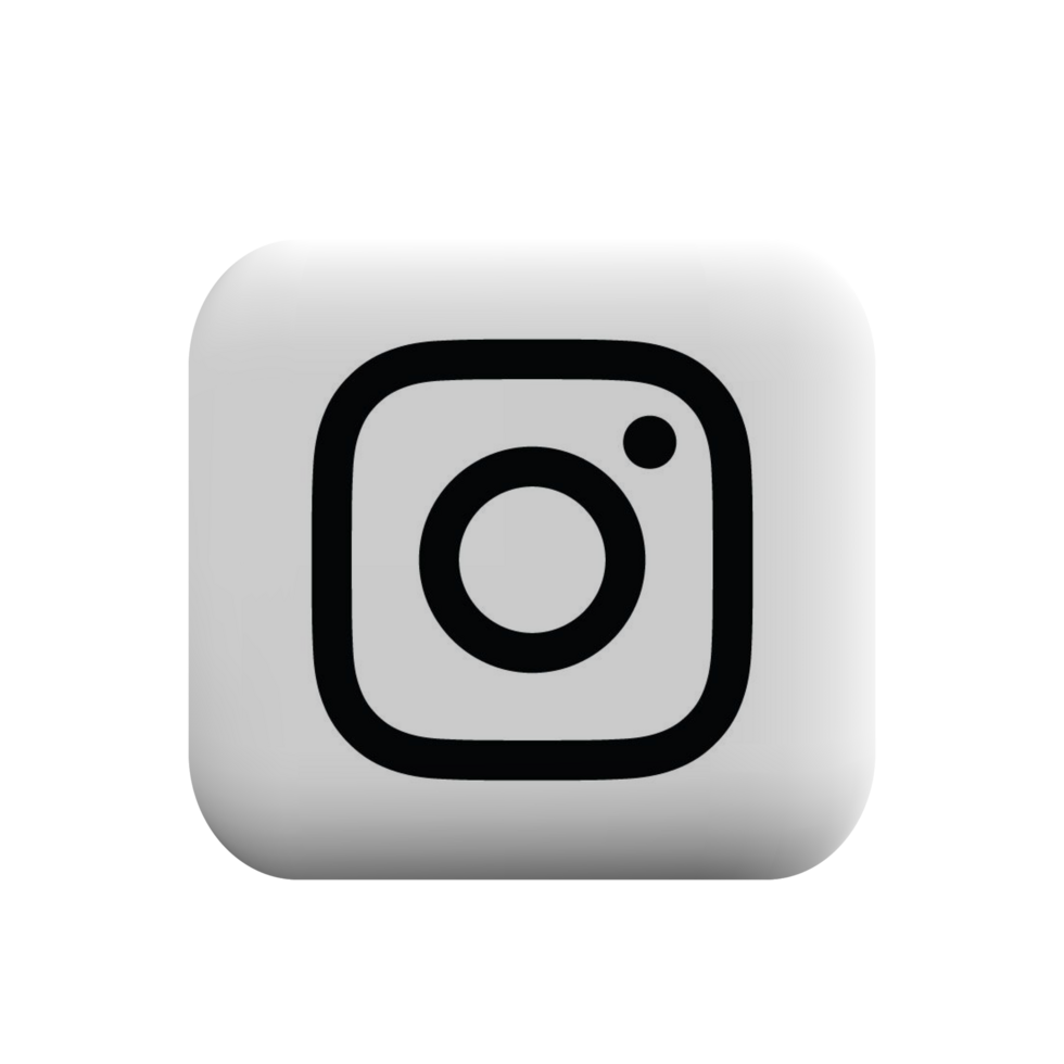 Instagram button icon. instagram screen social media and social network