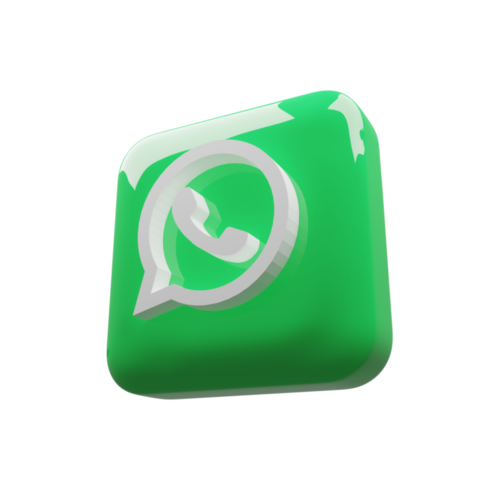 3d WhatsApp Logo Sozial Medien Symbole. Sozial Medien Logo - - Sozial Netzwerk Logos im 3d Kreis Taste Symbol. Vektor redaktionell. png