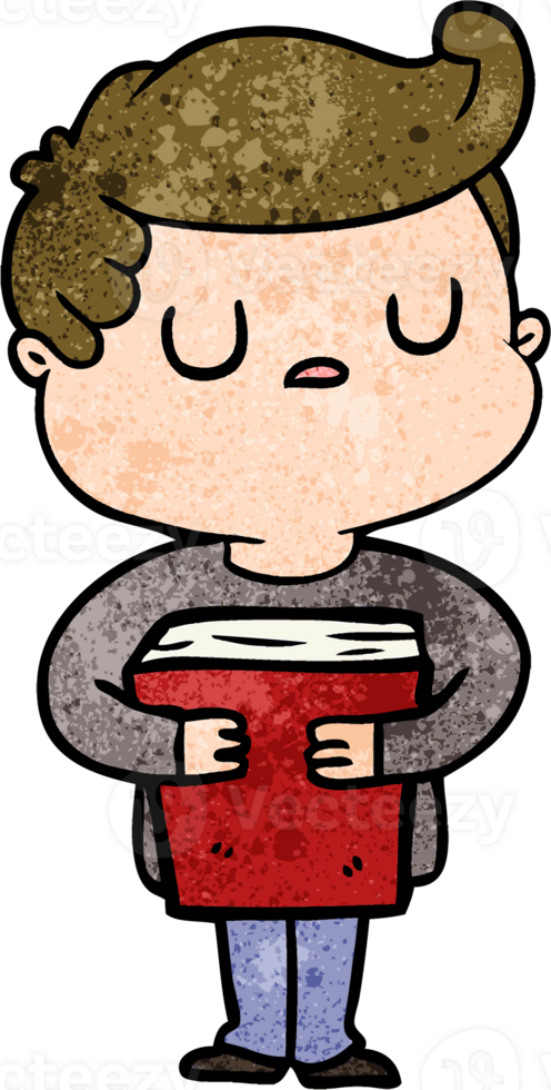 cartoon aloof man png