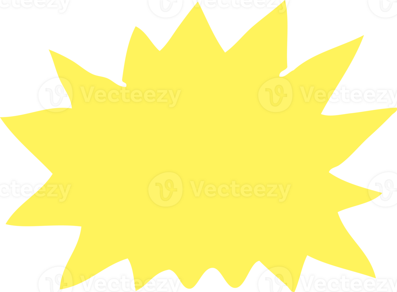 flat color illustration of explosion png