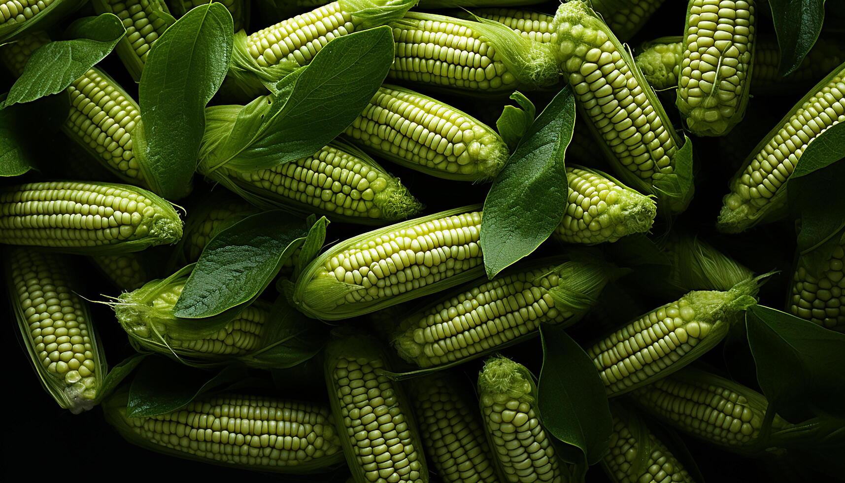 AI generated Fresh organic vegetables in a row, a colorful and healthy meal generated by AI photo