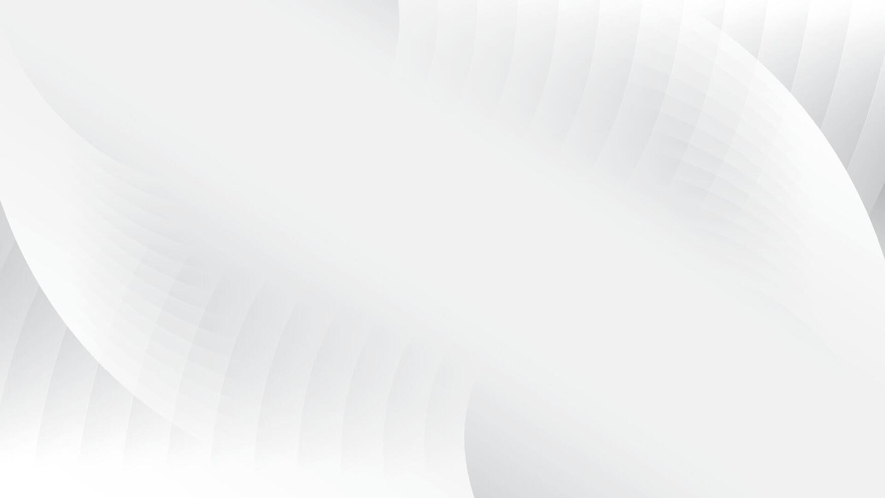 Abstract  white and gray color, modern design stripes background with geometric round shape. Vector illustration.