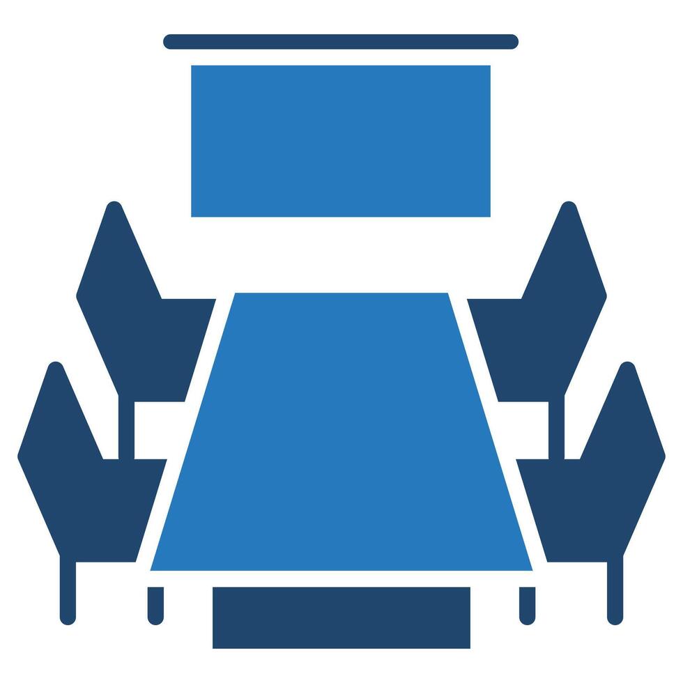 Hotel Meeting Room icon line vector illustration