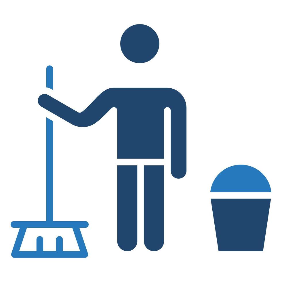Housekeeping icon line vector illustration