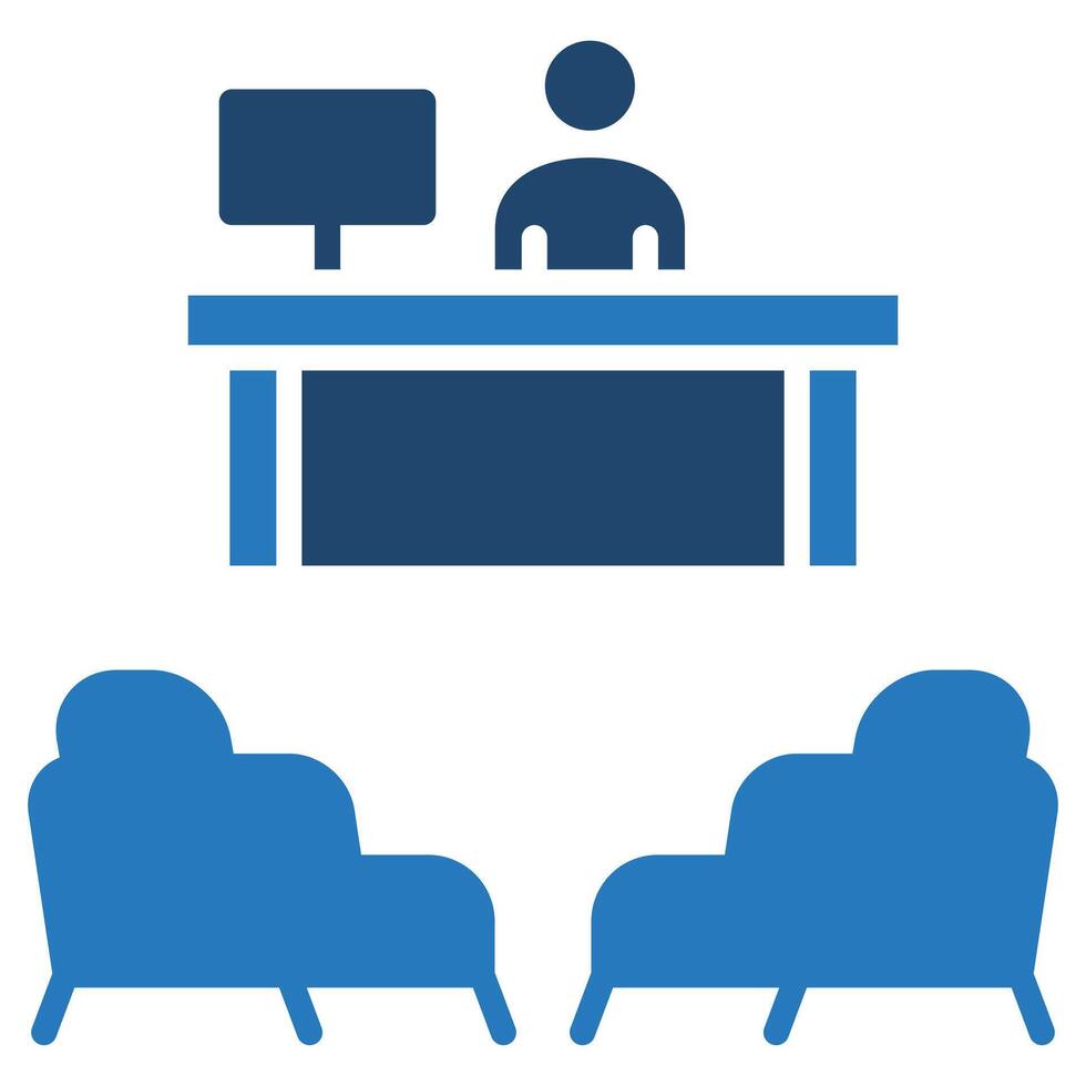 Hotel Lounge icon line vector illustration