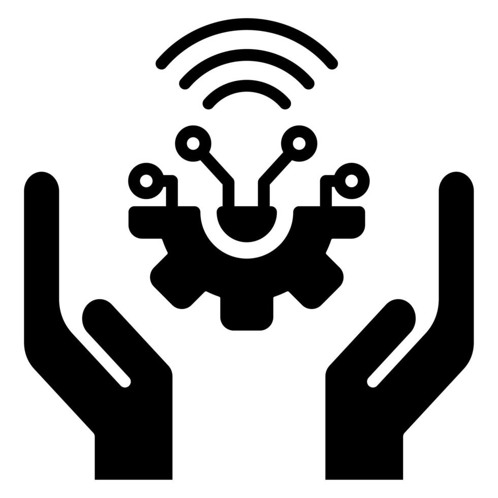IT Services icon line vector illustration