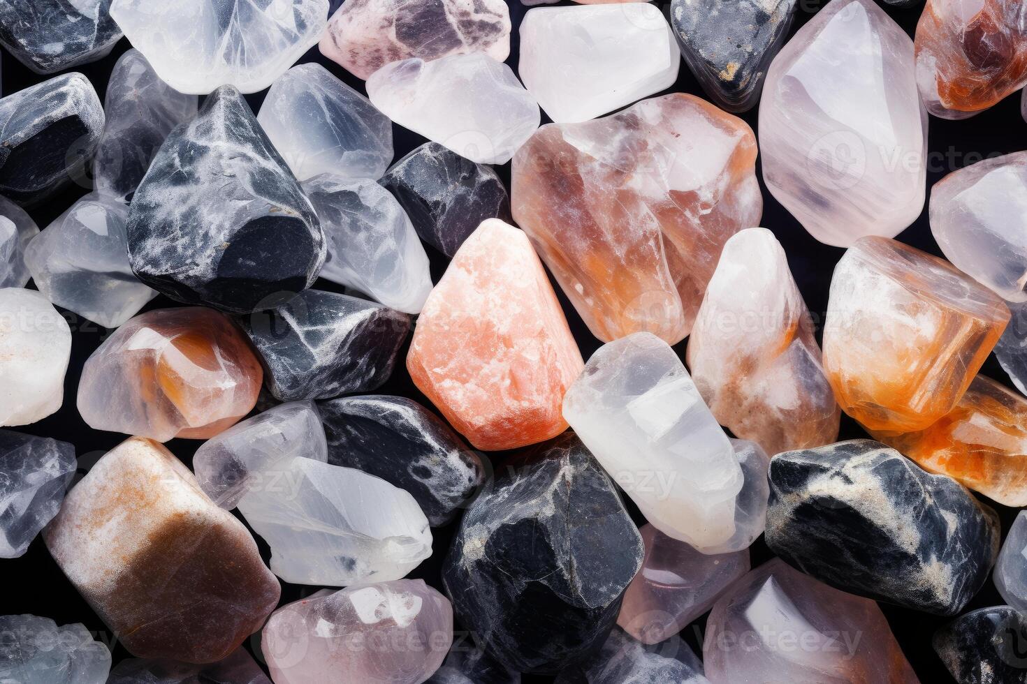 AI generated Smooth Quartz stones surface background. Generate Ai photo