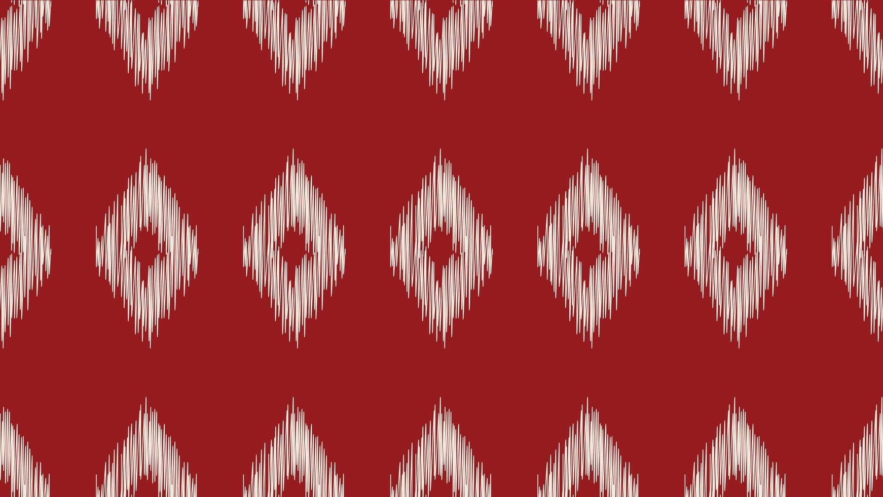 tradicional étnico ikat motivo tela modelo geométrico estilo.africano ikat bordado étnico oriental modelo rojo antecedentes fondo de pantalla. resumen,vector,ilustración.textura,marco,decoración. vector