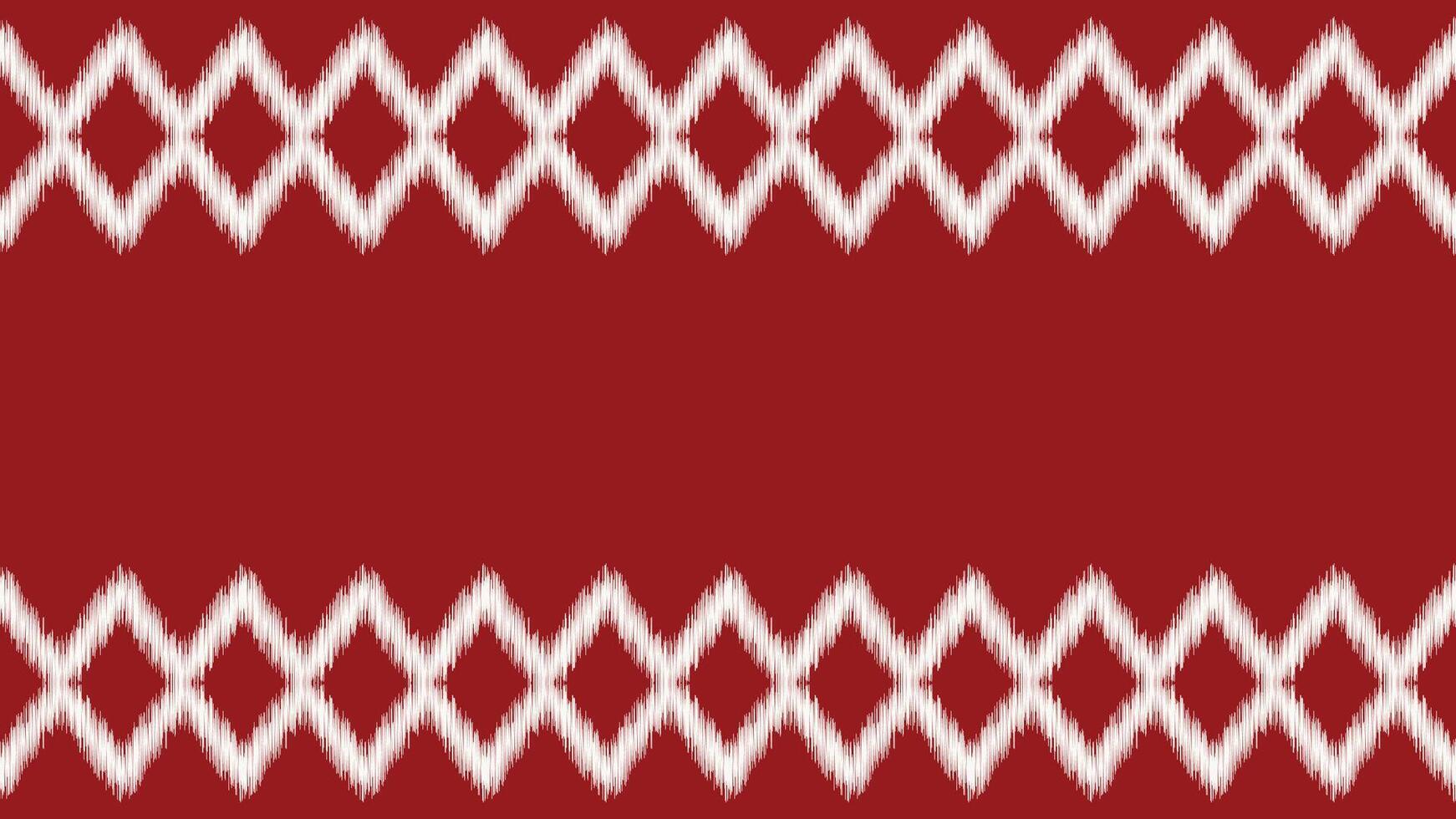 tradicional étnico ikat motivo tela modelo geométrico estilo.africano ikat bordado étnico oriental modelo rojo antecedentes fondo de pantalla. resumen,vector,ilustración.textura,marco,decoración. vector