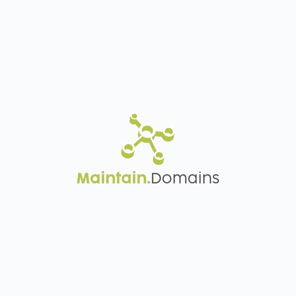 domain management Platform logo design template vector