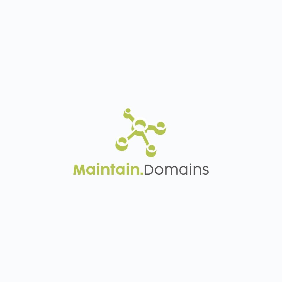 domain management Platform logo design template vector