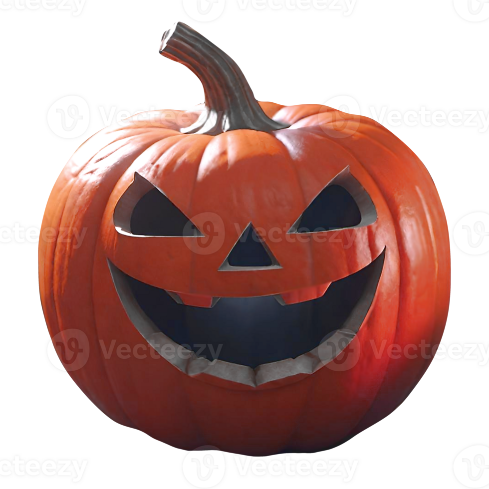 AI generated Funny pumpkin illustration png