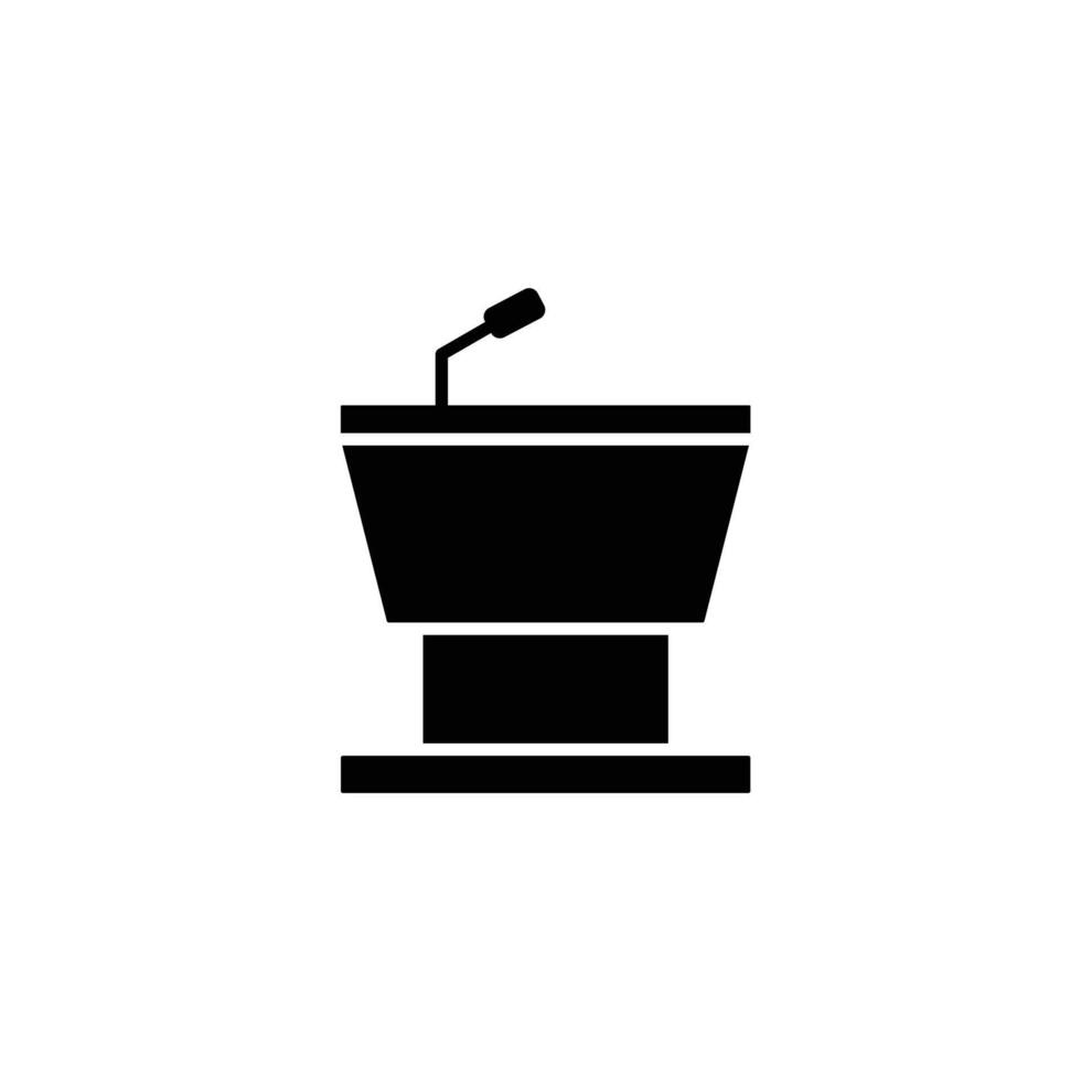 Rostrum icon design. isolated on white background. vector illustration