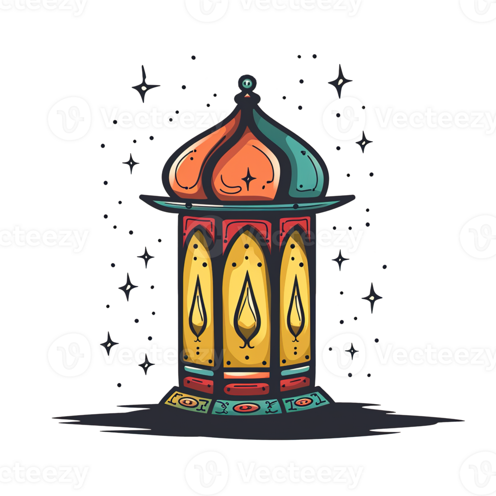 AI generated Captivating Lantern Graphic png