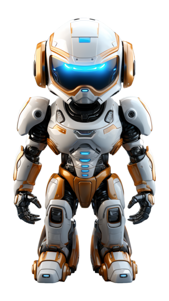 ai gerado 3d pequeno robô personagem moderno projeto, generativo ai png