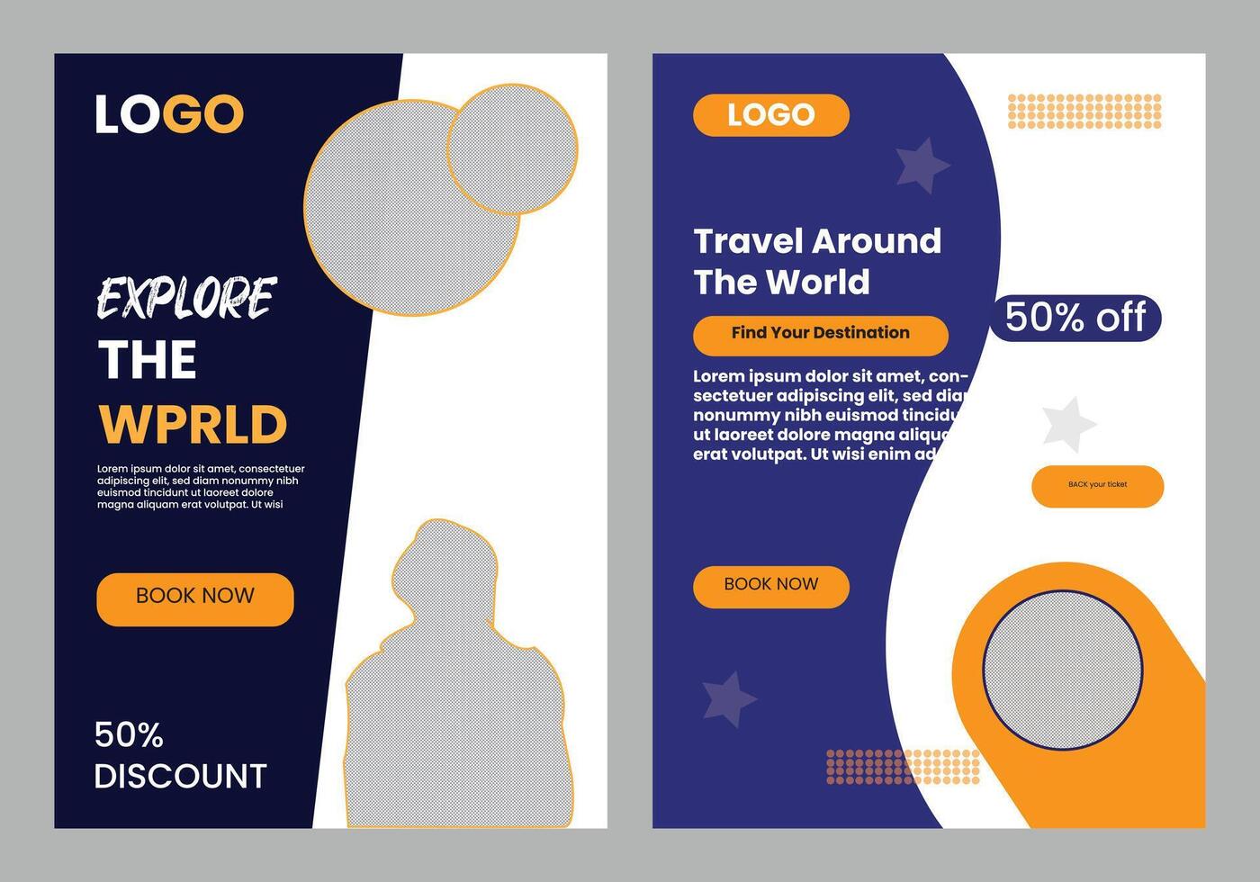 TRAVEL AGENCY DESIGN vector