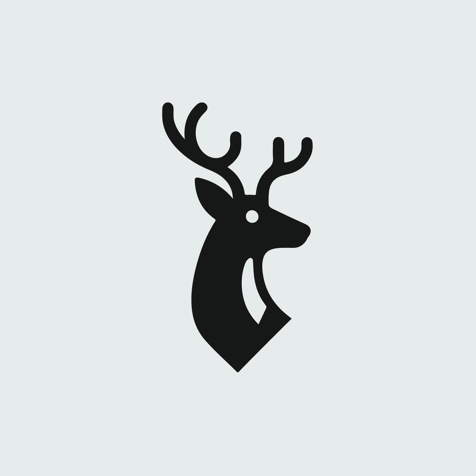 dear logo icon vector
