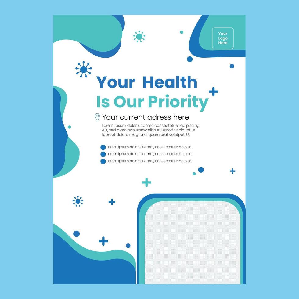 Medical Flyer Template vector