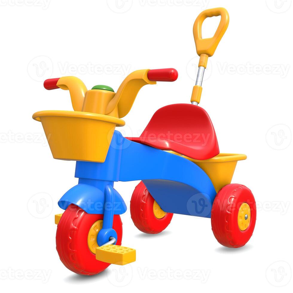 Colorful Plastic Tricycle photo
