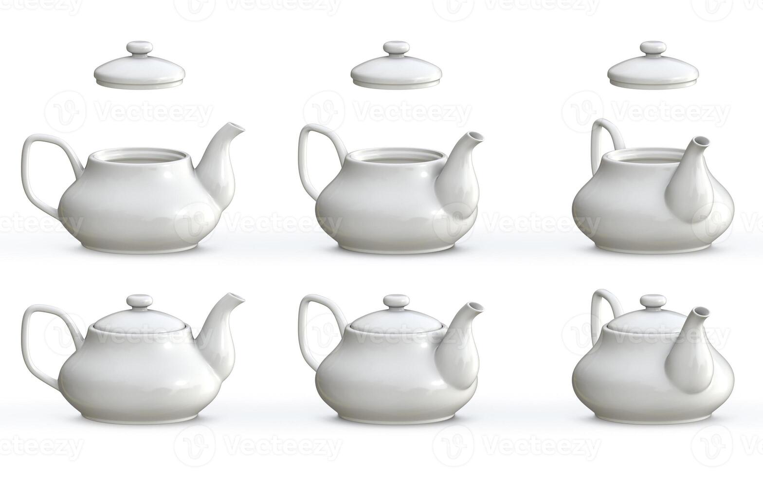 Porcelain Teapot Set photo