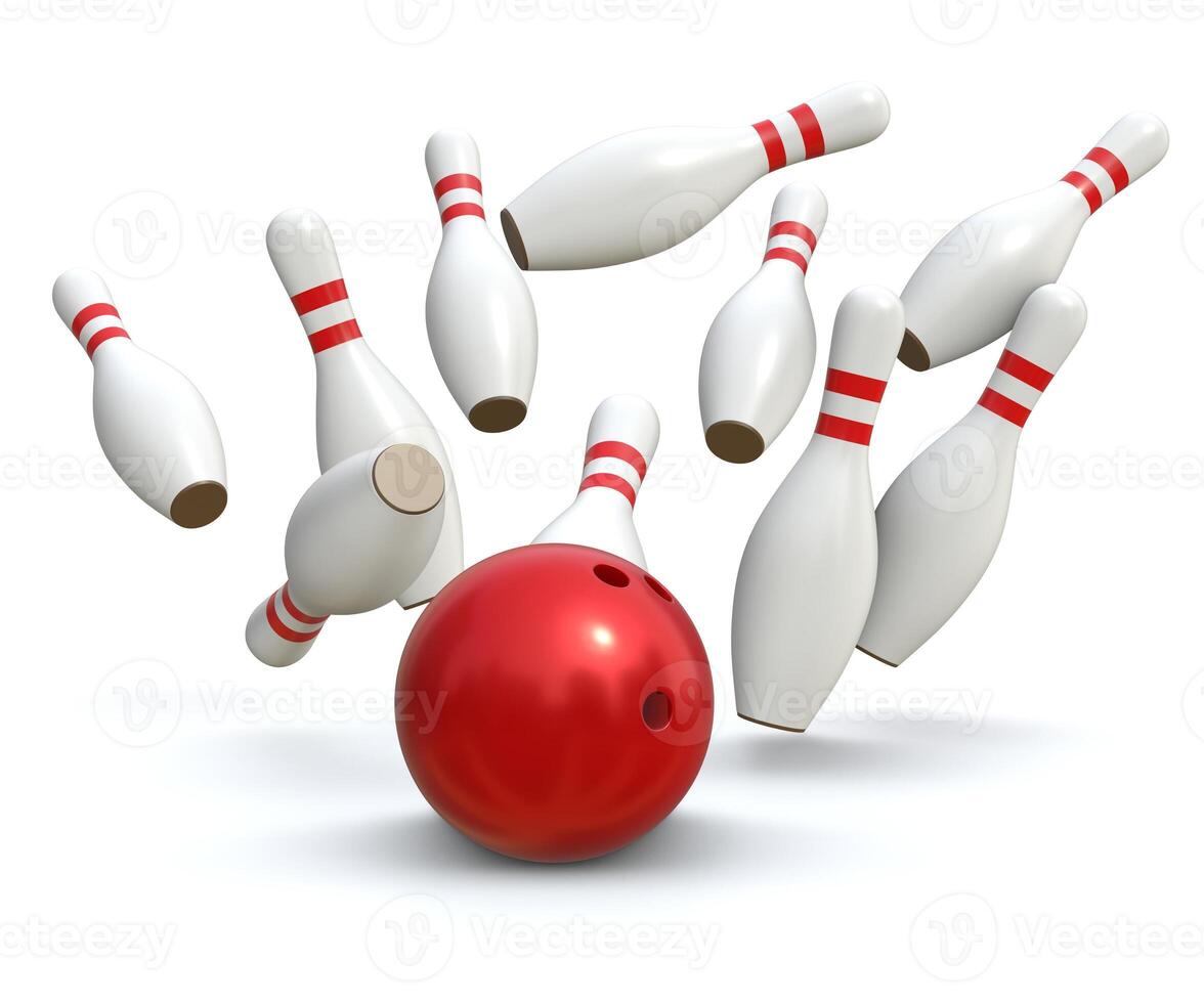 Bowling Strike Render photo