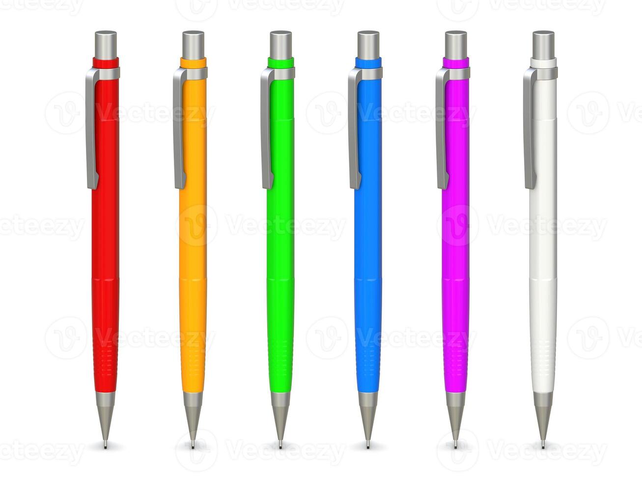 Plastic Colorful Pencil photo