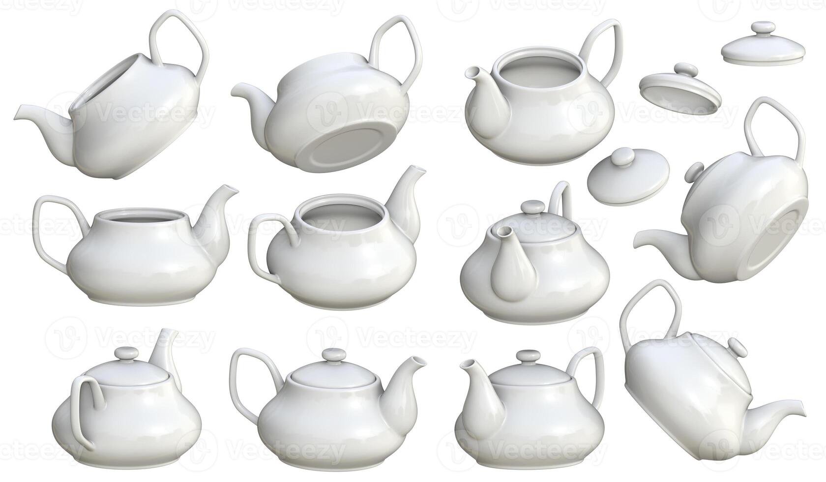 Porcelain Teapot Set photo