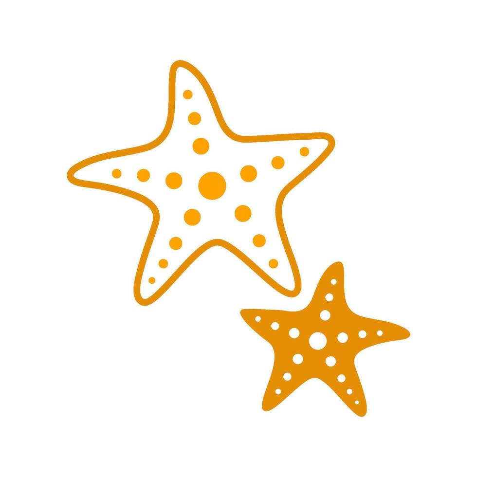 Starfish icon logo design vector