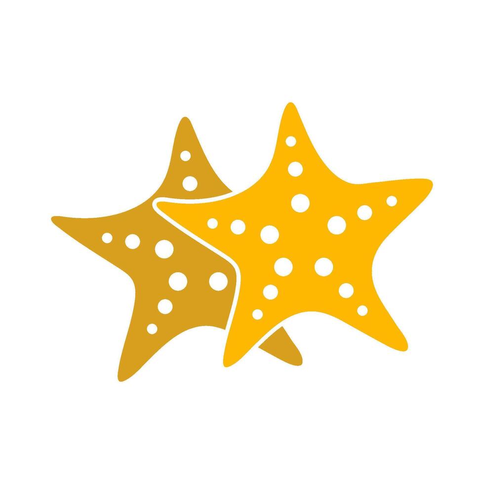 Starfish icon logo design vector