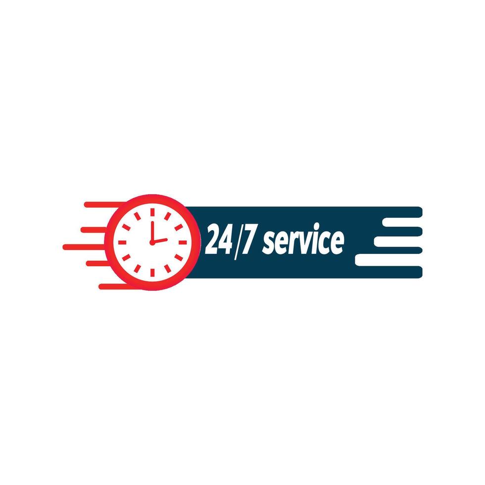 hour service icon vector