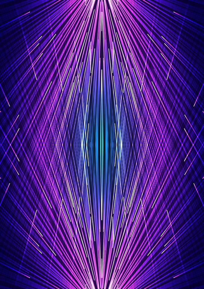 Neon line background stripe effect vector