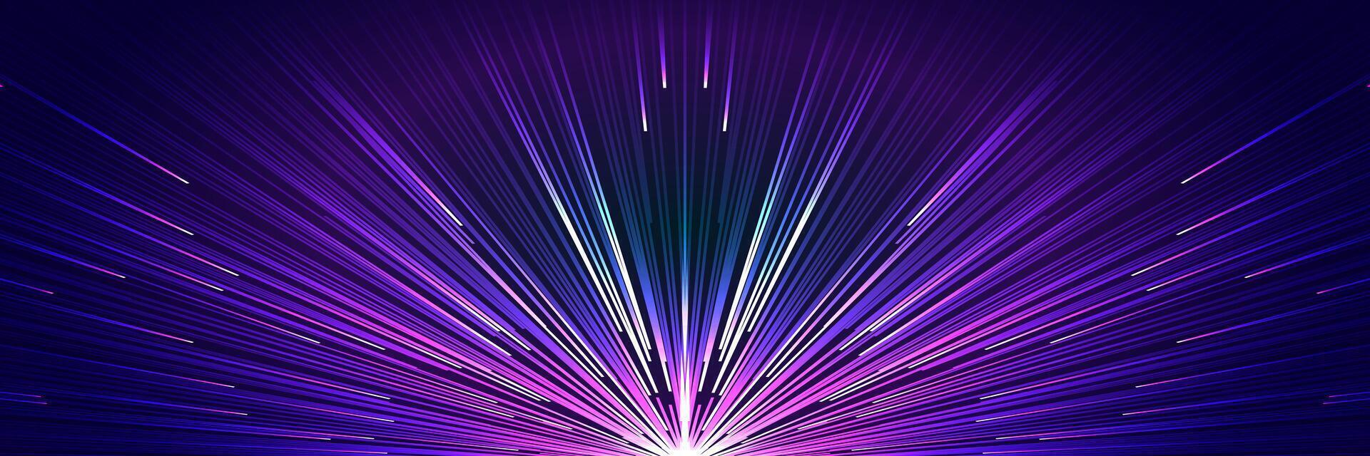 Neon line vector background stripe effect