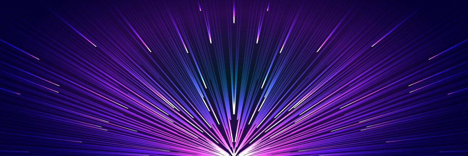 Neon speed line background stripe effect vector