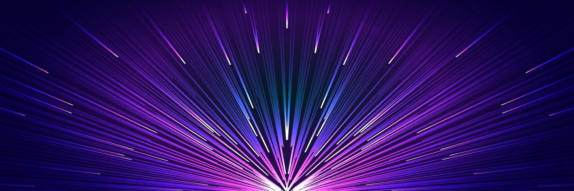 Neon speed line background stripe effect vector