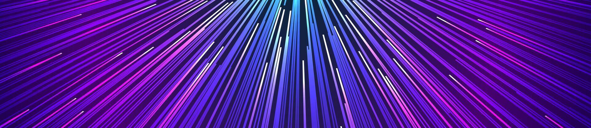 Neon speed line background stripe effect vector